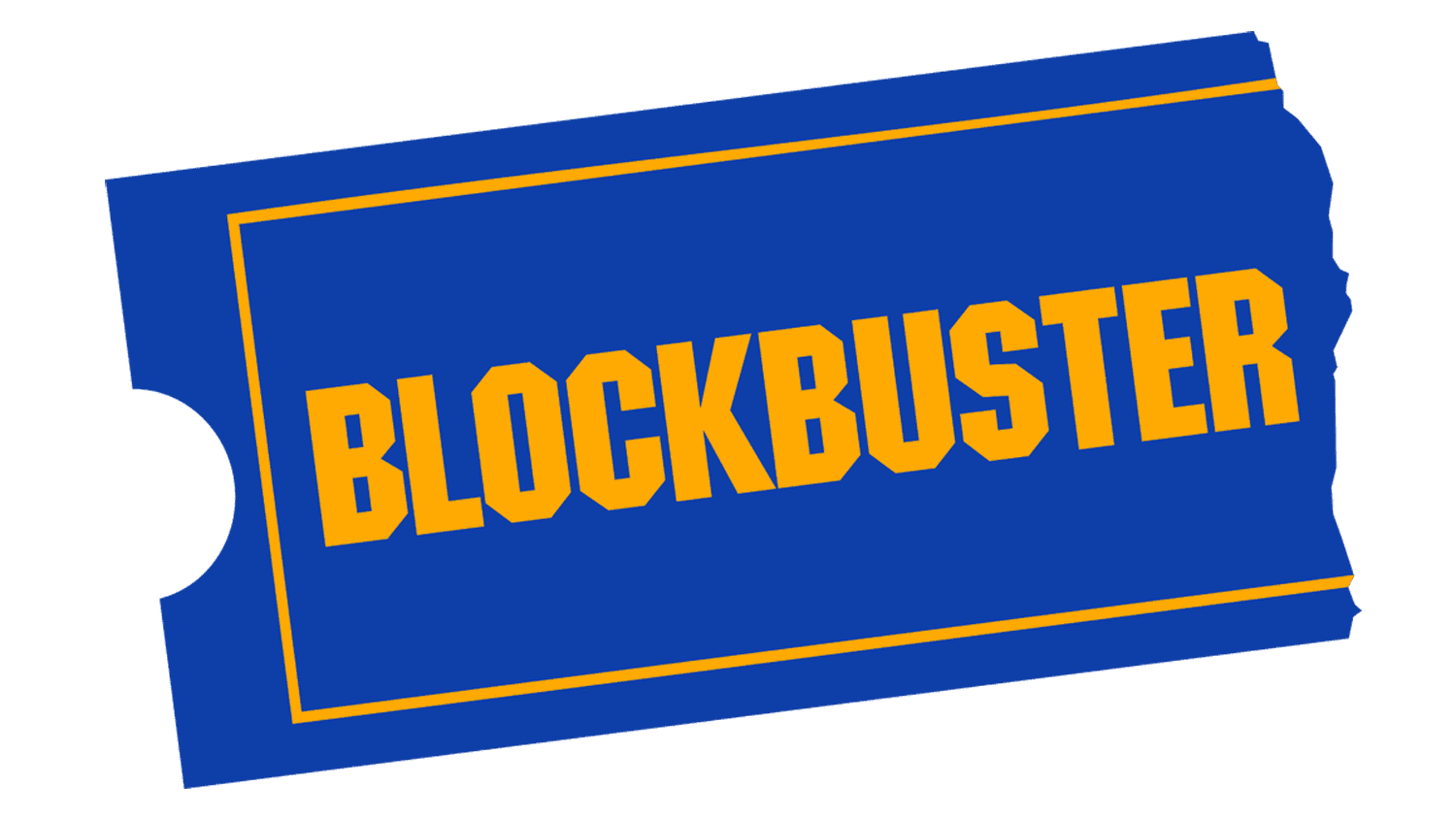 Blockbuster movie rental store logo