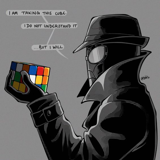 Jokes: I am taking this cube, I don't understand it, but I will