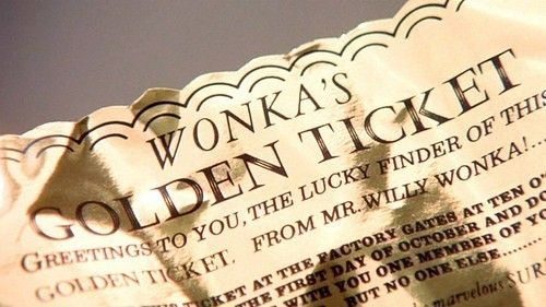 Willy Wonka's Chocolate Factory Golden Ticket
